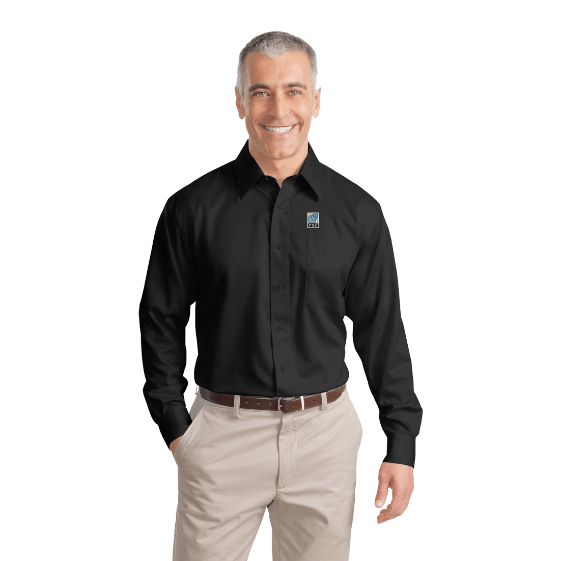 Stencil Brand Light Weight Long Sleeve Business Shirt - Mens